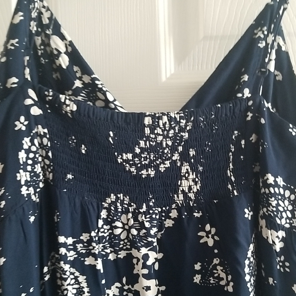 Patrons Of Peace Blue Sleeveless Spaghetti Strap Maxi Sundress - Picture 4 of 5